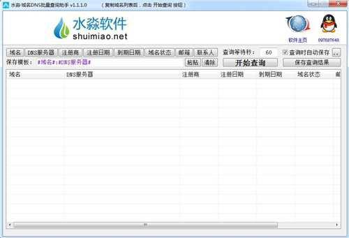 水淼域名DNS批量查询助手