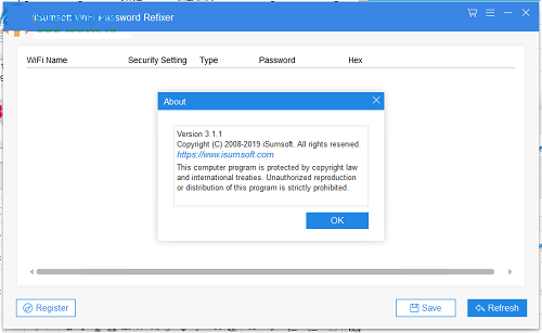 iSumsoft WiFi Password Refixer